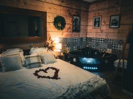 Le Chalet romantique en montagne, SPA, Écran cinéma, Lit king size, day use, 5min centre，位于埃夫勒的酒店