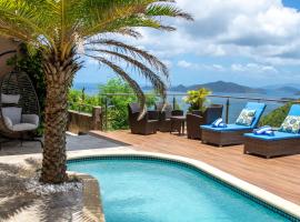 Mount Healthy Villas 6- bedrooms with spa & pool，位于Tortola Island的乡村别墅