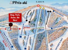 APPresSki - 5 bed Ski in Ski out - 50 Steps to Ski Sugar Mountain Slopes，位于糖山的酒店
