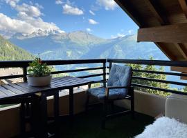 Highest terrace Verbier center. Top comfort & view，位于韦尔比耶的酒店