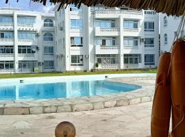 PahaliMzuri Kijani - 1 Bedroom Beach Apartment with Swimming Pool，位于马林迪萨巴其社区保护区停车场附近的酒店