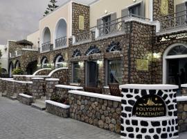 Polydefkis Hotel，位于卡马利Kamari Beach的酒店