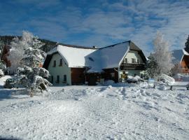 Pension Holzmeister，位于圣科卡瑟林奥夫坦查勒姆山附近的酒店