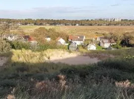 DE ZON IN ZEELAND, 2-4 P, lopend naar het strand.