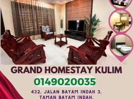 Grand Homestay Kulim 4-Bedroom，位于Lunas的酒店