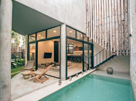 Private Pool Jungle Boho Villa Soona 6B，位于图卢姆的酒店