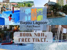 TOP 1 family trip relax resort in melaka pecuma water park tiket，位于马六甲的度假村
