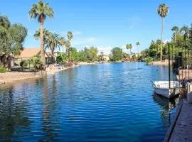 Lakefront Hacienda w/ Paddle Boat, Pool, Hot-tub, Tennis