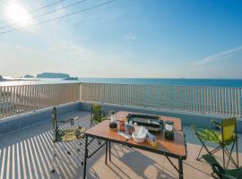 Ryū shi ma Ocean View Villa，位于锯南町锯山索道附近的酒店