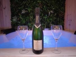 HOTEL DU BERRY - Loveroom avec Sauna, Hammam, Jacuzzi privatifs，位于Reuilly的酒店