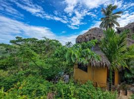 Tropical Cottage En Eco Casa Algana，位于El Limón的海滩短租房