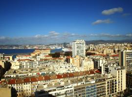 studio vue imprenable sur marseille，位于马赛Bistrot Plage附近的酒店