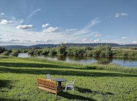 Schöne Wohnung, direkt an der Weser, mit Kaminofen，位于黑森奥尔登多夫的公寓