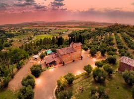 VILLA LARINO Luxury villa in Tuscany with breathtaking view，位于Forcoli的别墅