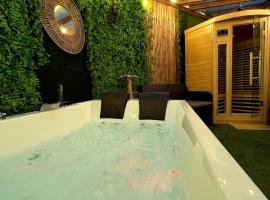 SPA de charme 6 pers avec Jacuzzi & Sauna privatifs au coeur de ville - Esprit Coco，位于米卢斯的酒店