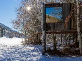 Cabane perchée La Résilience sur le plateau du Vercors