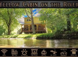 Yellow Cabin on the River，位于纽波特的酒店