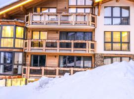 全景滑雪公寓式酒店，位于采尔马特施托克峰缆车附近的酒店