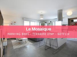 expat renting - Le Mosaïque - Patte d'Oie - Parking，位于图卢兹图卢兹让·饶勒斯大学附近的酒店