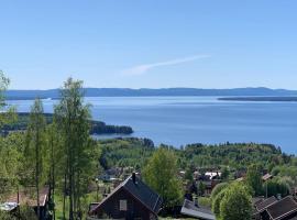 Charmig stuga med panoramautsikt över sjön Siljan.，位于赖特维克的别墅