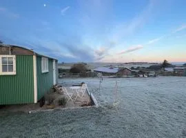 Toms Hut and Robins Rest Shepherd Huts near Wadebridge