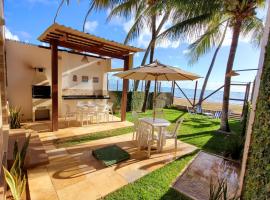 Casa à beira mar de Maragogi com 3 quartos, 4 banheiros e Área Verde，位于马拉戈日圣贝托海滩附近的酒店