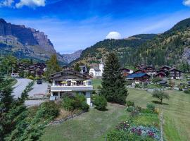 B&B Chalet Rustica Inden, Leukerbad，位于Inden的酒店