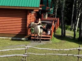 Montana Hill Guest Ranch，位于Bridge Lake的农家乐