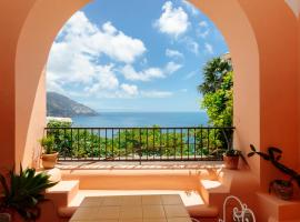 普林奇比乔瓦尼别墅酒店，位于波西塔诺的海滩酒店