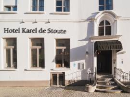 Hotel karel de stoute，位于布鲁日历史中心的酒店