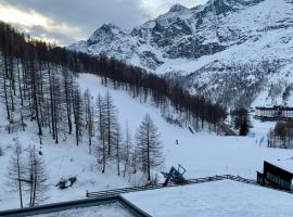 Ski in - ski out Studio with Terrace in the Matterhorn ski resort，位于布勒伊-切尔维尼亚的度假村