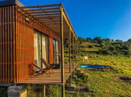 Bungalow de campo Torero - sierras, naturaleza y relax，位于米纳斯的别墅