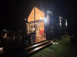 Domek Mazurski całoroczny nad jeziorem z sauną