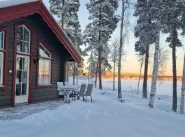 Lakeside log cabin Främby Udde Falun