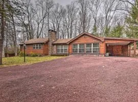 Walk to Lake Harmony Home with Hot Tub and Fire Pit