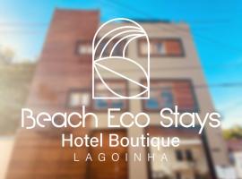 Beach Eco Stays Hotel Boutique Lagoinha，位于帕赖帕巴的带按摩浴缸的酒店