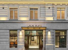 The Julius Prague，位于布拉格钯金购物中心附近的酒店