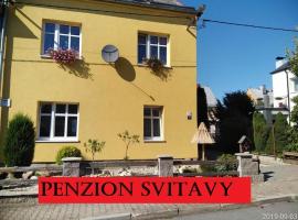 Penzion Svitavy，位于斯维塔维的带停车场的酒店