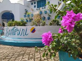 El santorini colombiano cabaña，位于特里温福港的酒店