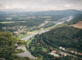 FeWo in ruhiger Lage am Wanderweg zum Lilienstein，位于Porschdorf的酒店