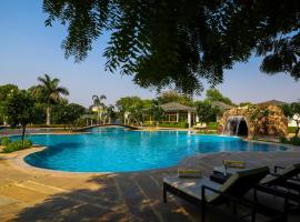 The Baagh Ananta Elite Ranthambore，位于萨瓦伊马多普尔的豪华帐篷营地