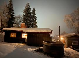 Cozy cabin with an amazing view，位于奥勒的酒店