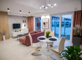 Nowoczesny apartament z antresolą i garażem