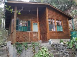 Chalet in the Woods，位于圣地亚哥阿蒂特兰的木屋