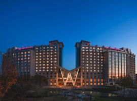 北京临空皇冠假日酒店，位于顺义新中国国际展览中心附近的酒店