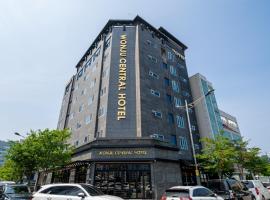 Wonju Central Hotel，位于原州市原州中央市场附近的酒店