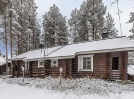 Log Cabin Apartment Alppirinne，位于Suomutunturi的滑雪度假村