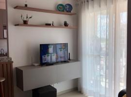 Apartamento próximo ao Parque e Aeroporto - com academia e piscina，位于乌贝兰迪亚的公寓