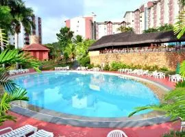 Apto c piscina aquecida e Wi-Fi em Caldas Novas GO