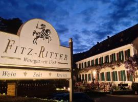 Unterkunft im Weingut Fitz-Ritter，位于巴特迪克海姆的酒店